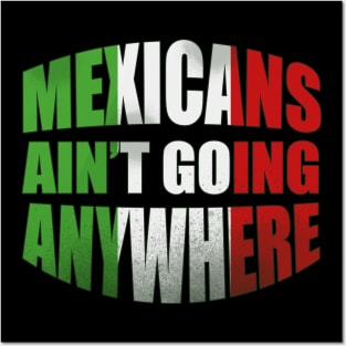Mexicans Ain t Going Anywhere Posters and Art